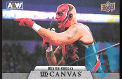 2021 Upper Deck AEW First Edition UD Canvas #C-3 DUSTIN RHODES